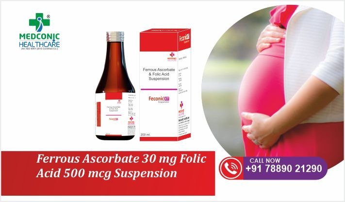 Ferrous Ascorbate 30 mg Folic Acid 500 mcg Suspension