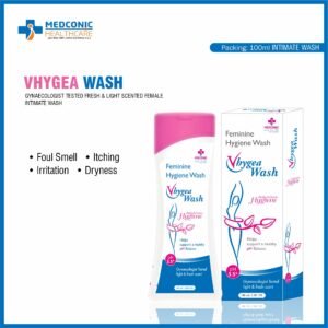 VHYGEA WASH - Gynaecologist Tested Fresh & Light Scented Female Intimate Wash