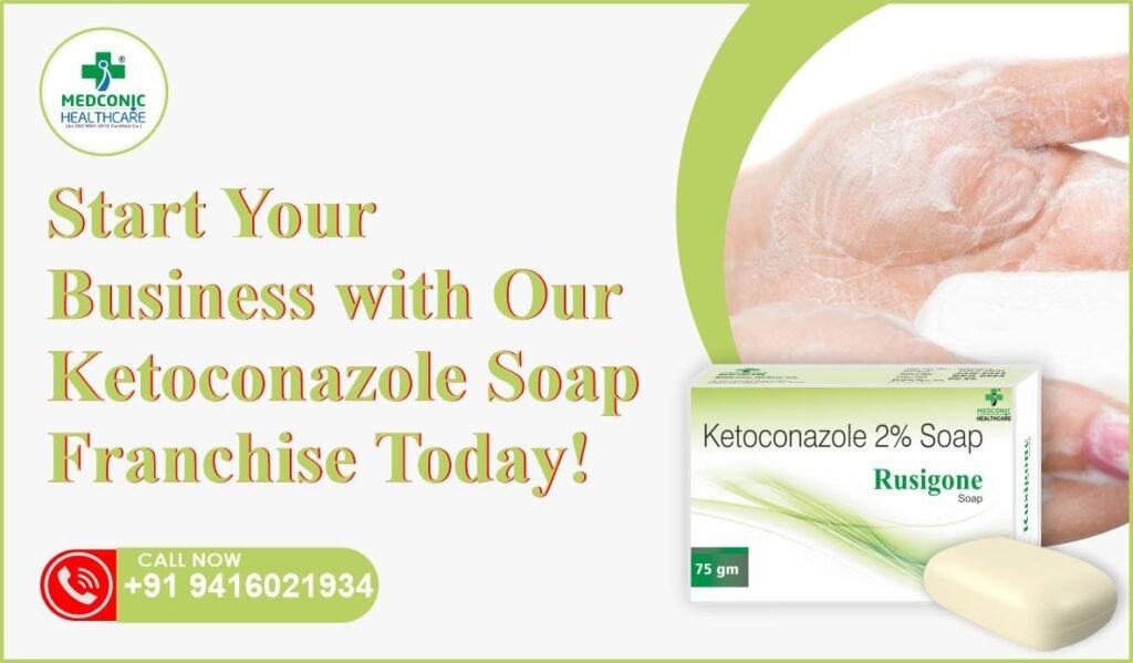 RUSIGONE Ketoconazole 2% Soap fights fungal infections like dandruff